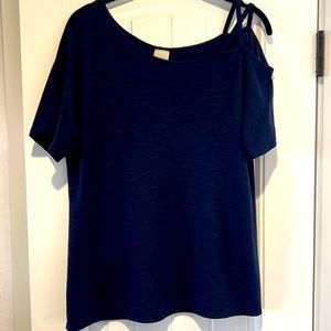 Kaileigh Jonesman off the shoulder dolman knit top size M